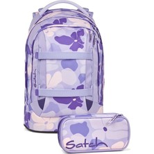 Satch Pack Okul Sırt Çantası Seti 2 Parça. Kalem Kutusu Içerir (Leylak Çiçeği)