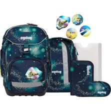 Ergobag Okul Çantası Seti Paket Seti Uzay Yolculuğu Ayı - Koyu Mavi