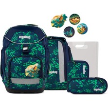 Ergobag Okul Çantası Seti Paket Seti Dragon Conquering Bear - Yeşil