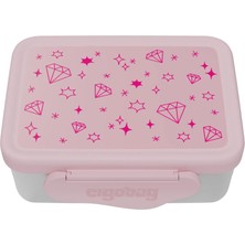 Ergobag Paslanmaz Çelik Öğle Yemeği Kutusu Parıltılı - Pembe
