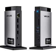 Wavlink Wavlınk Bağlantı Istasyonu Üçlü Ekran (1*8K@30Hz/4K@144Hz) 2*hdmı, Dp