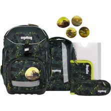 Ergobag Okul Çantası Seti Paket Seti Kombin Ayı - Gri