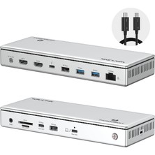 Wavlink Wavlınk Thunderbolt 4 Dock 40GBPS, 96W Pd, 8k/üçlü 4k, Mac ve Windows Için