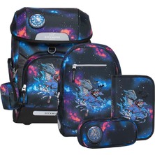 Beckmann Plus Havalı Okul Çantası Seti 6 Parçalı 22L Ninja Elements
