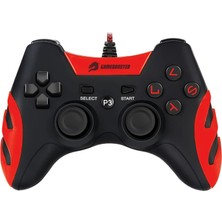 Gamebooster GB-J54R Ps3/pc Uyumlu Kırmızı Kablolu Gamepad