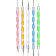 Chavin 5 Parça Kendin Yap Nail Art Kalemi Tırnak Süsleme Dot Seti MT316