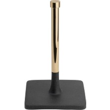 TeknoKapsül System Banyo Tezgah Üstü Hareketli Havluluk Siyah-Gold Renk 270X160X160 mm Siyah Tek Ebat BA4016 053 R2-Gl