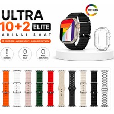 Sanal Ticaretiniz Ultra T10+2 Elite Akıllı Saat (10 Kordon +Akıllı Saat+Kasa Koruyucu)