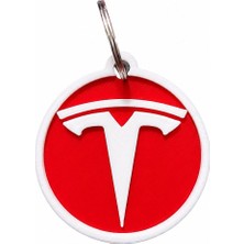 TATLI Tesla Logo Anahtarlık