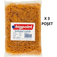 Bigpoint Mini Ambalaj Lastiği 500 Gram %100 Kauçuk x 3 Poşet