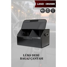 Automod Land Cruiser Uyumlu Deri Kapaklı Lüks Battal Boy Siyah Çanta Premium