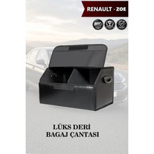Automod Renault Zoe Uyumlu Kapaklı Battal Boy Lüks Deri Siyah Çanta Premium