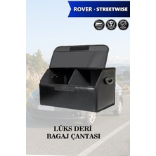 Automod Rover Streetwise Uyumlu Deri Battal Boy Lüks Kapaklı Siyah Çanta Premium