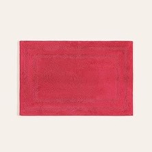 TeknoKapsül Solıd Çift Taraflı PAMUK%100 Pamuk Banyo Paspası 70X120 cm Fuşya
