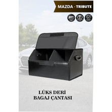 Automod Mazda Tribute Uyumlu Battal Boy Lüks Kapaklı Deri Siyah Çanta Premium