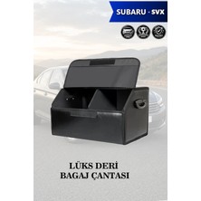 Automod Subaru Svx Uyumlu Lüks Kapaklı Battal Boy Deri Siyah Çanta Premium