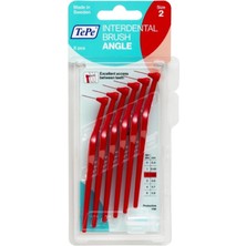 TeknoKapsül Arayüz Fırçası Angle Saplı 0.5 mm - Kırmızı