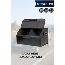 Automod Citroen Ds5 Uyumlu Kapaklı Deri Battal Boy Lüks Siyah Çanta Premium