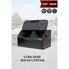 Automod Fiat Palio Uyumlu Lüks Deri Battal Boy Kapaklı Siyah Çanta Premium