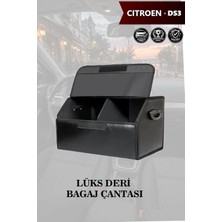 Automod Citroen Ds3 Uyumlu Battal Boy Kapaklı Lüks Deri Siyah Çanta Premium