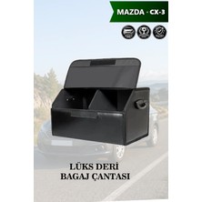 Automod Mazda Cx3 Uyumlu Lüks Battal Boy Kapaklı Deri Siyah Çanta Premium