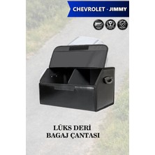 Automod Chevrolet Jimmy Uyumlu Kapaklı Lüks Deri Battal Boy Siyah Çanta Premium