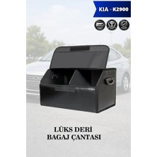 Automod Kia K2900 Uyumlu Kapaklı Deri Battal Boy Lüks Siyah Çanta Premium