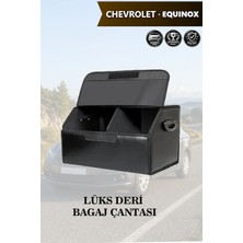 Automod Chevrolet Equinox Uyumlu Deri Kapaklı Lüks Battal Boy Siyah Çanta Premium