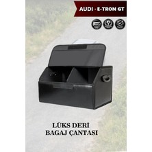Automod Audi Etron Gt Uyumlu Lüks Deri Kapaklı Battal Boy Siyah Çanta Premium