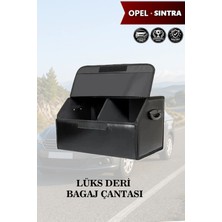 Automod Opel Sintra Uyumlu Lüks Battal Boy Deri Kapaklı Siyah Çanta Premium