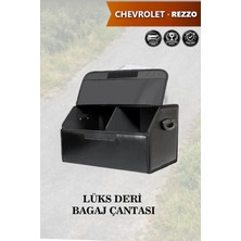 Automod Chevrolet Rezzo Uyumlu Kapaklı Deri Lüks Battal Boy Siyah Çanta Premium