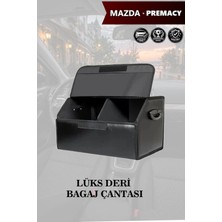 Automod Mazda Premacy Uyumlu Lüks Kapaklı Deri Battal Boy Siyah Çanta Premium