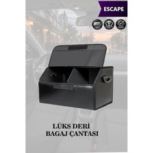 Automod Escape Uyumlu Lüks Deri Kapaklı Battal Boy Siyah Çanta Premium