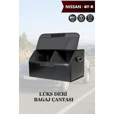 Automod Nissan Gtr Uyumlu Deri Lüks Battal Boy Kapaklı Siyah Çanta Premium