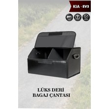 Automod Kia Ev3 Uyumlu Battal Boy Kapaklı Deri Lüks Siyah Çanta Premium