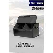 Automod Opel Campo Uyumlu Battal Boy Kapaklı Deri Lüks Siyah Çanta Premium