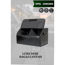 Automod Opel Cascada Uyumlu Lüks Kapaklı Battal Boy Deri Siyah Çanta Premium