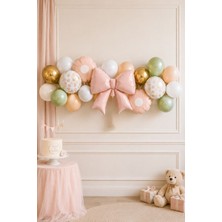 Atölye Mi Pembe Fiyonk Tema Balon Zinciri Seti SET32