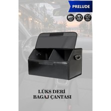 Automod Prelude Uyumlu Battal Boy Kapaklı Deri Lüks Siyah Çanta Premium