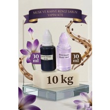 Organik Hekim Kendi Sabununu Yap! 10 kg Opaksabun Bazı + Dream Musk Esansı +Kahverengi Boya