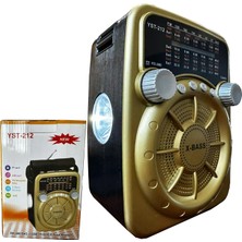 TKÇ Işıklı Nostaljik Speaker Fm Bluetooth USB Sd Card YST-212