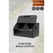 Automod Corolla Uyumlu Lüks Deri Battal Boy Kapaklı Siyah Çanta Premium