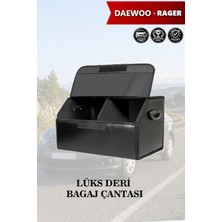 Automod Daewoo Rager Uyumlu Kapaklı Deri Battal Boy Lüks Siyah Çanta Premium