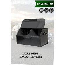 Automod Hyundai I31 Uyumlu Lüks Deri Kapaklı Battal Boy Siyah Çanta Premium