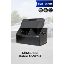 Automod Fiat Ulysse Uyumlu Kapaklı Battal Boy Deri Lüks Siyah Çanta Premium