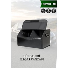 Automod Rover Zr Uyumlu Deri Battal Boy Kapaklı Lüks Siyah Çanta Premium