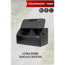 Automod Volkswagen Taigo Uyumlu Battal Boy Deri Lüks Kapaklı Siyah Çanta Premium