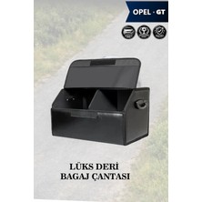 Automod Opel Gt Uyumlu Battal Boy Lüks Deri Kapaklı Siyah Çanta Premium