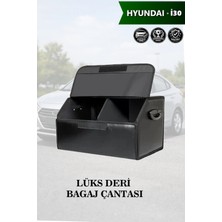 Automod Hyundai I30 Uyumlu Kapaklı Deri Lüks Battal Boy Siyah Çanta Premium