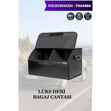 Automod Volkswagen Touareg Uyumlu Deri Lüks Kapaklı Battal Boy Siyah Çanta Premium